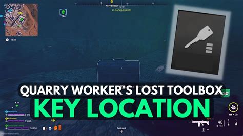 I have categorized all the keys available for the two main maps into four tiers. . Quarry workers lost toolbox location